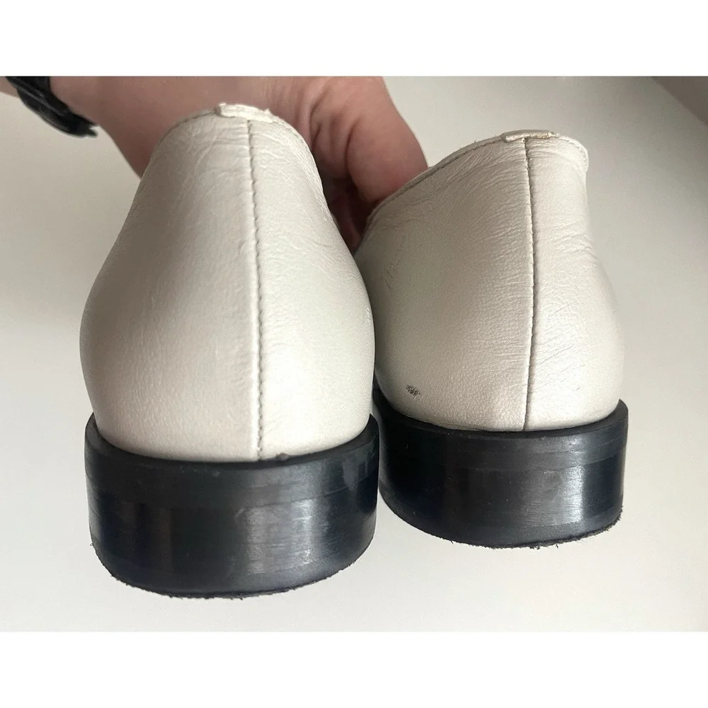 COS Women's Leather Moccasin‎ Loafers Minimalist Chic Preppy Quiet Luxury Sz 8